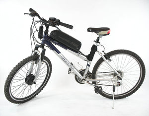 Giant Rock SR Suntour - konwersja na elektryczny z montażem baterii na toptube